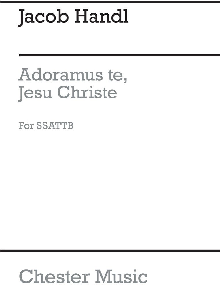 Adoramus Te Jesu Christe (Collins)
